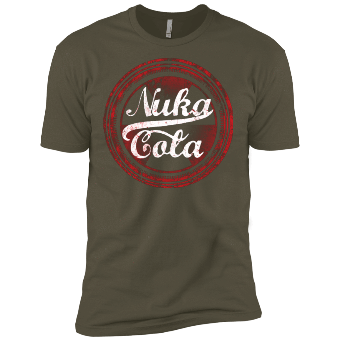 T-Shirts Military Green / X-Small Nuka Cola Men's Premium T-Shirt