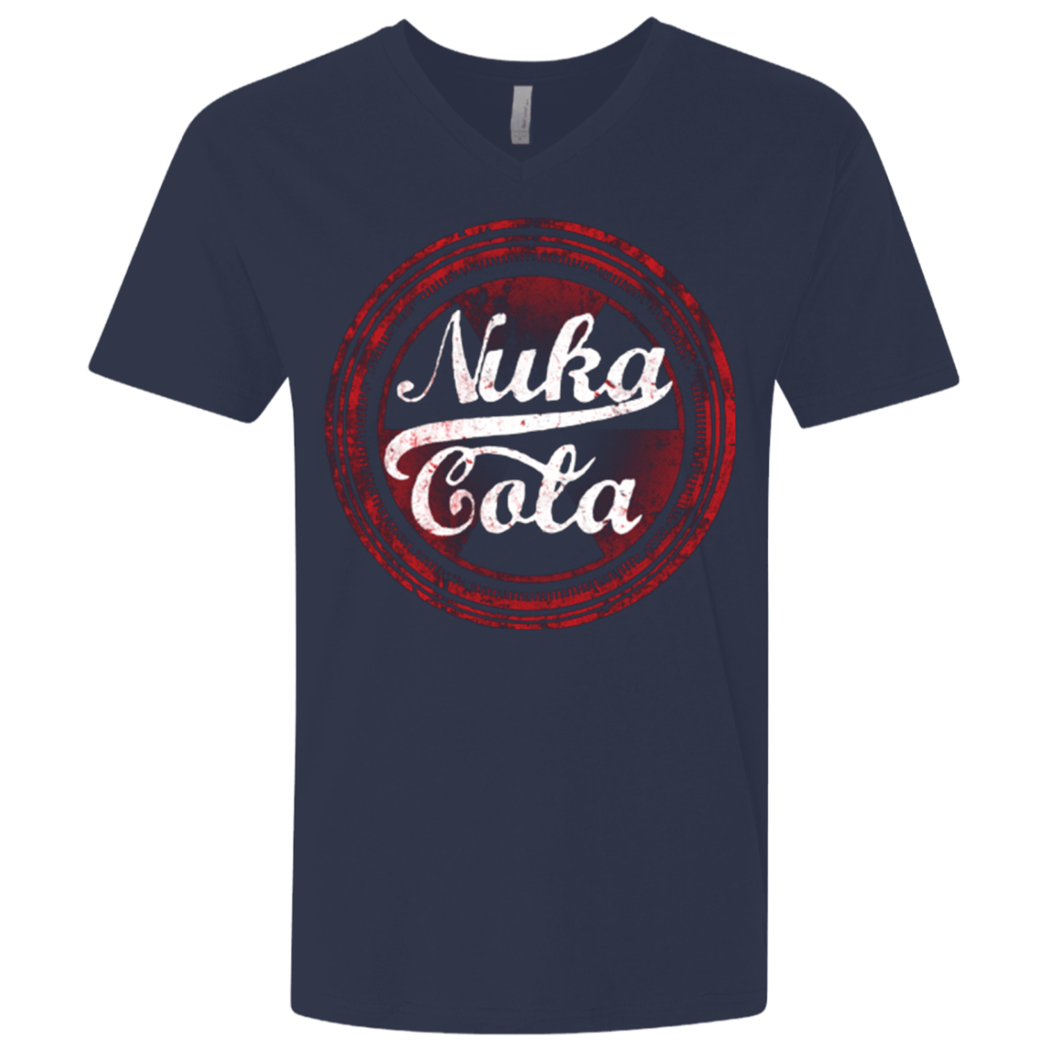 T-Shirts Midnight Navy / X-Small Nuka Cola Men's Premium V-Neck