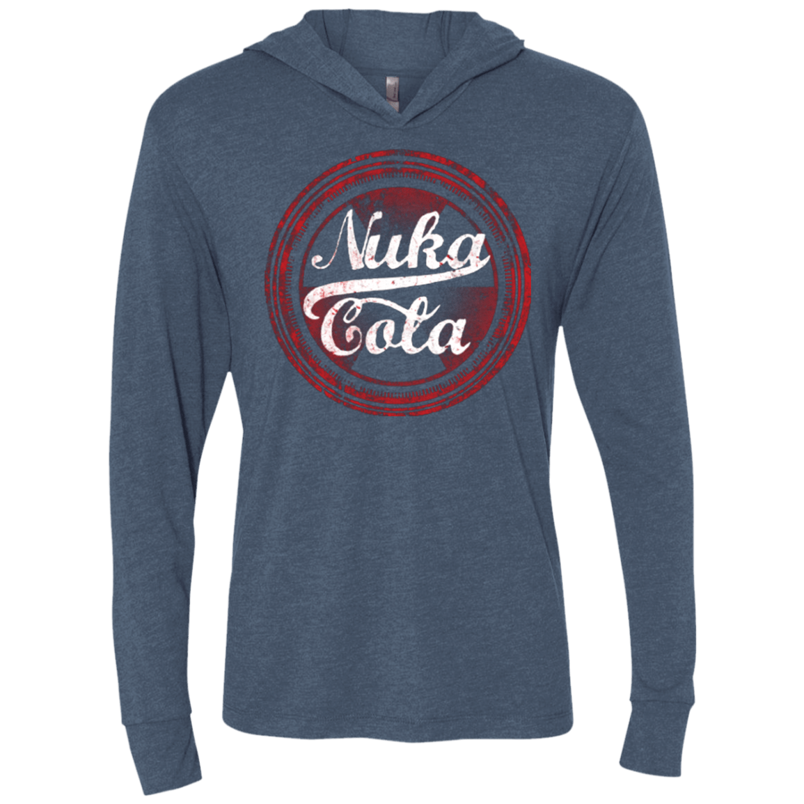 T-Shirts Indigo / X-Small Nuka Cola Triblend Long Sleeve Hoodie Tee