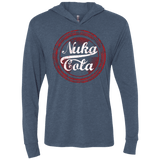 T-Shirts Indigo / X-Small Nuka Cola Triblend Long Sleeve Hoodie Tee
