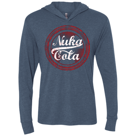 T-Shirts Indigo / X-Small Nuka Cola Triblend Long Sleeve Hoodie Tee
