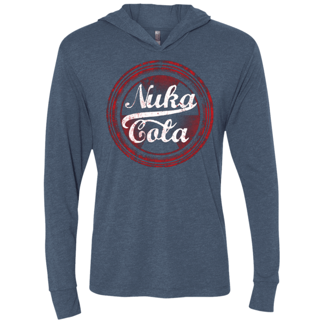 T-Shirts Indigo / X-Small Nuka Cola Triblend Long Sleeve Hoodie Tee