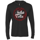 T-Shirts Vintage Black / X-Small Nuka Cola Triblend Long Sleeve Hoodie Tee