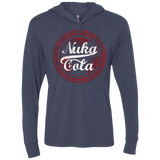 T-Shirts Vintage Navy / X-Small Nuka Cola Triblend Long Sleeve Hoodie Tee