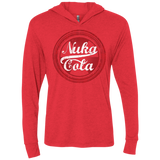 T-Shirts Vintage Red / X-Small Nuka Cola Triblend Long Sleeve Hoodie Tee