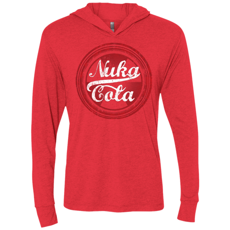 T-Shirts Vintage Red / X-Small Nuka Cola Triblend Long Sleeve Hoodie Tee
