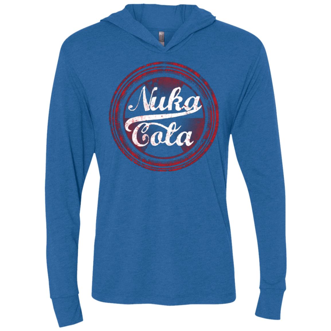T-Shirts Vintage Royal / X-Small Nuka Cola Triblend Long Sleeve Hoodie Tee