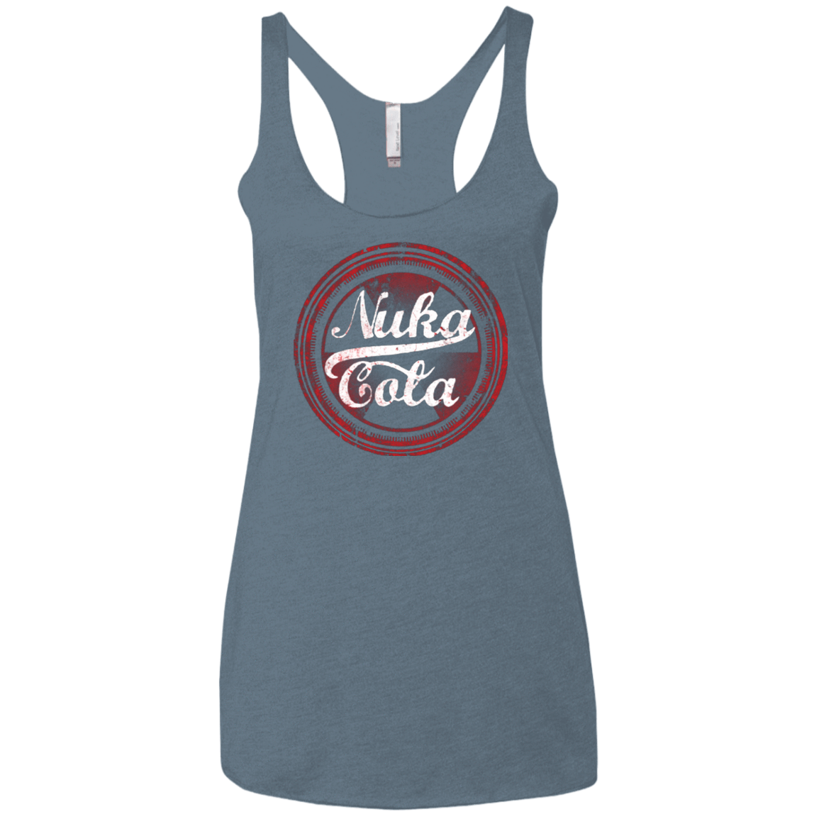 T-Shirts Indigo / X-Small Nuka Cola Women's Triblend Racerback Tank
