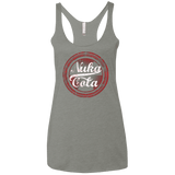 T-Shirts Venetian Grey / X-Small Nuka Cola Women's Triblend Racerback Tank