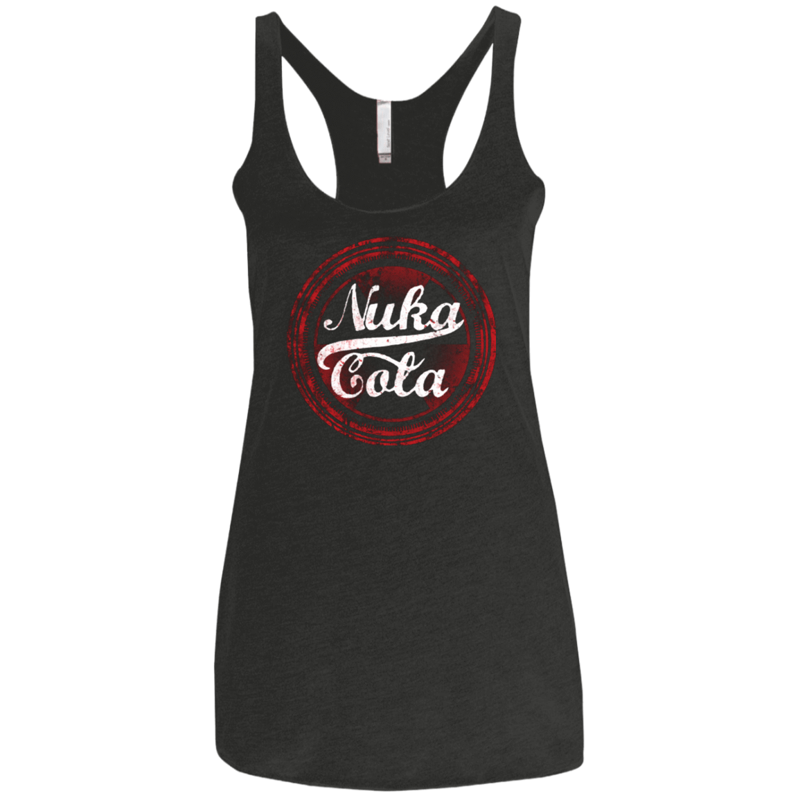 T-Shirts Vintage Black / X-Small Nuka Cola Women's Triblend Racerback Tank