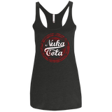 T-Shirts Vintage Black / X-Small Nuka Cola Women's Triblend Racerback Tank