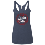 T-Shirts Vintage Navy / X-Small Nuka Cola Women's Triblend Racerback Tank