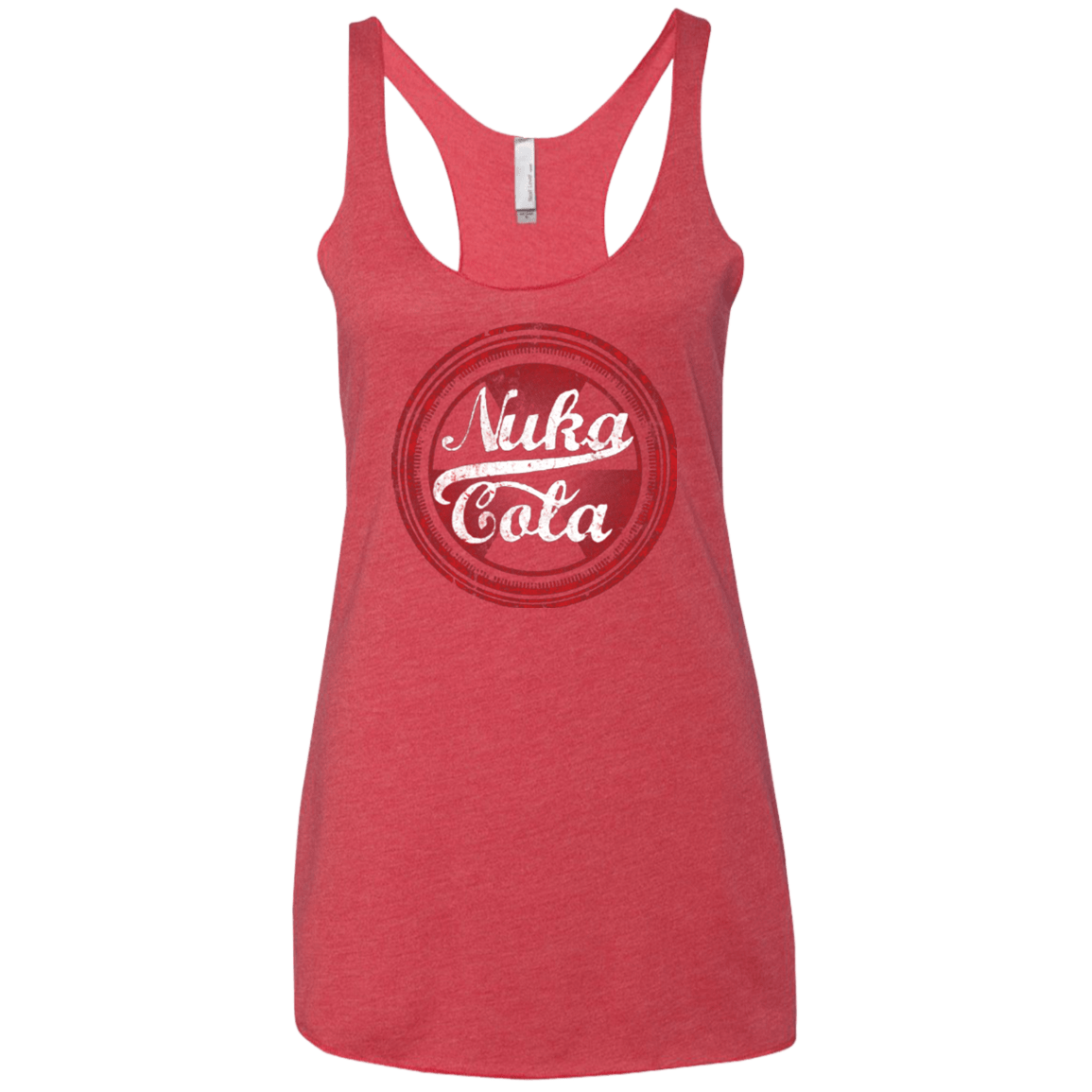 T-Shirts Vintage Red / X-Small Nuka Cola Women's Triblend Racerback Tank