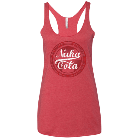 T-Shirts Vintage Red / X-Small Nuka Cola Women's Triblend Racerback Tank