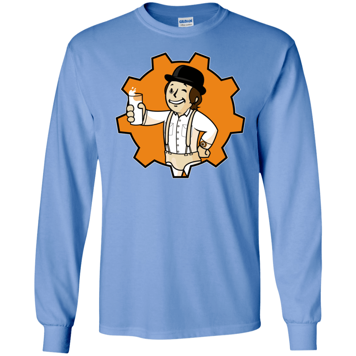 T-Shirts Carolina Blue / S Nuka Milk Men's Long Sleeve T-Shirt