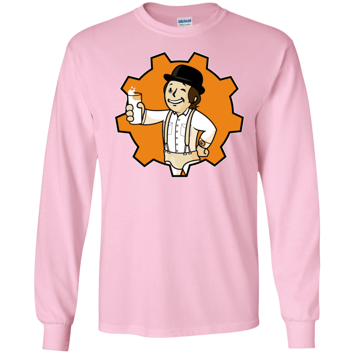 T-Shirts Light Pink / S Nuka Milk Men's Long Sleeve T-Shirt