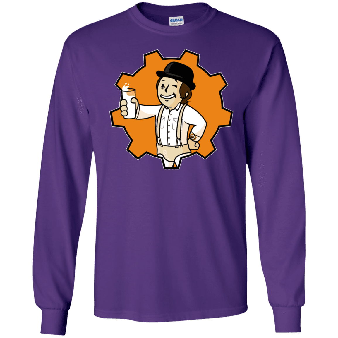 T-Shirts Purple / S Nuka Milk Men's Long Sleeve T-Shirt