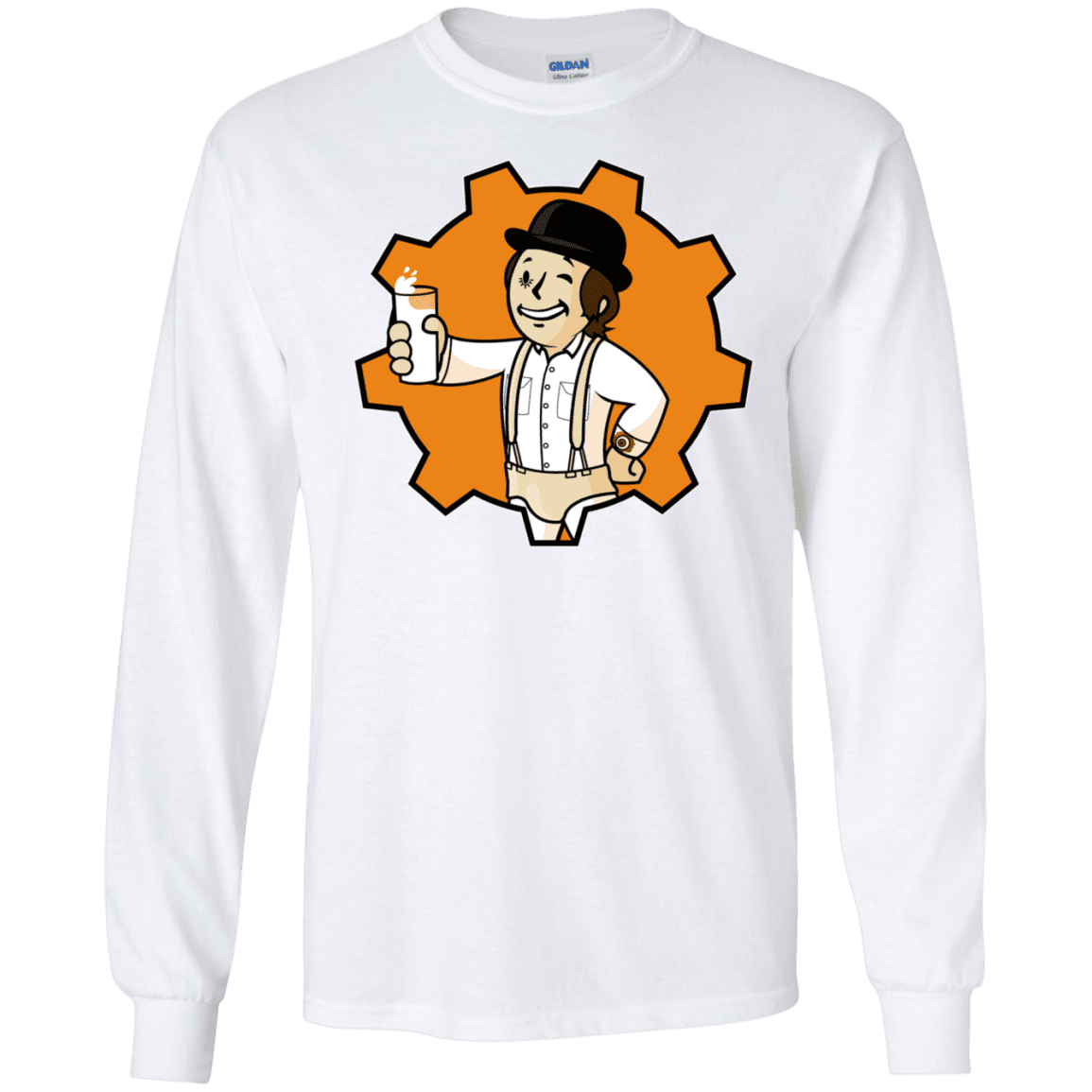 T-Shirts White / S Nuka Milk Men's Long Sleeve T-Shirt