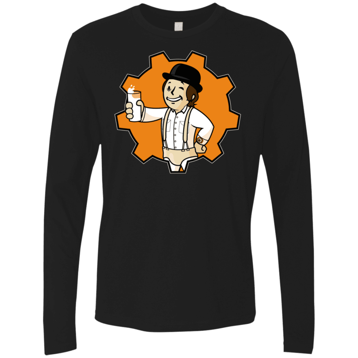 T-Shirts Black / S Nuka Milk Men's Premium Long Sleeve