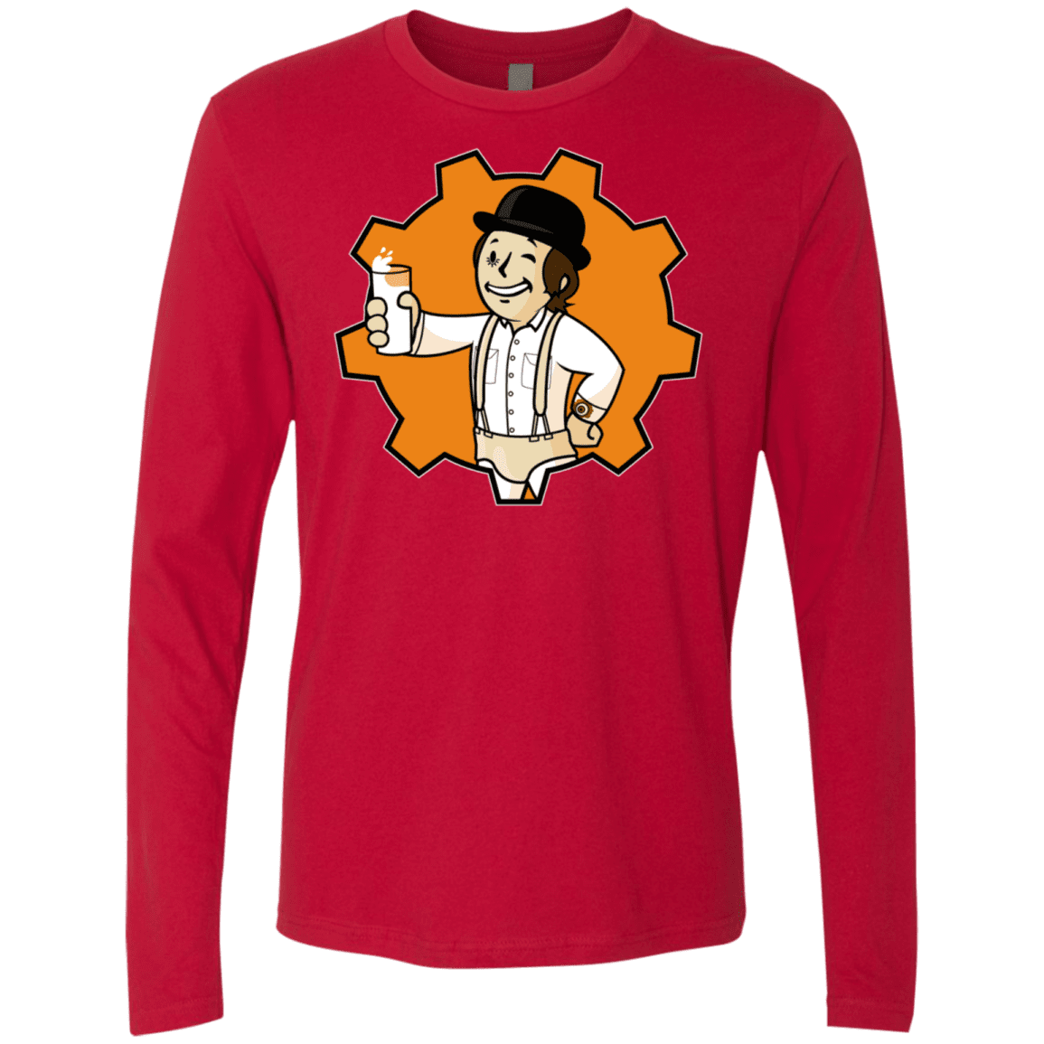 T-Shirts Red / S Nuka Milk Men's Premium Long Sleeve