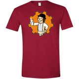 T-Shirts Cardinal Red / S Nuka Milk Men's Semi-Fitted Softstyle