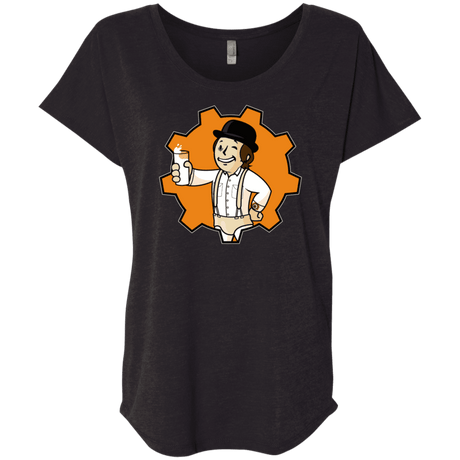 T-Shirts Vintage Black / X-Small Nuka Milk Triblend Dolman Sleeve