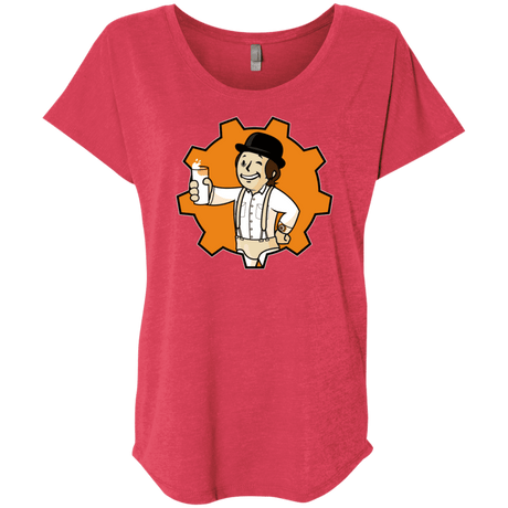 T-Shirts Vintage Red / X-Small Nuka Milk Triblend Dolman Sleeve