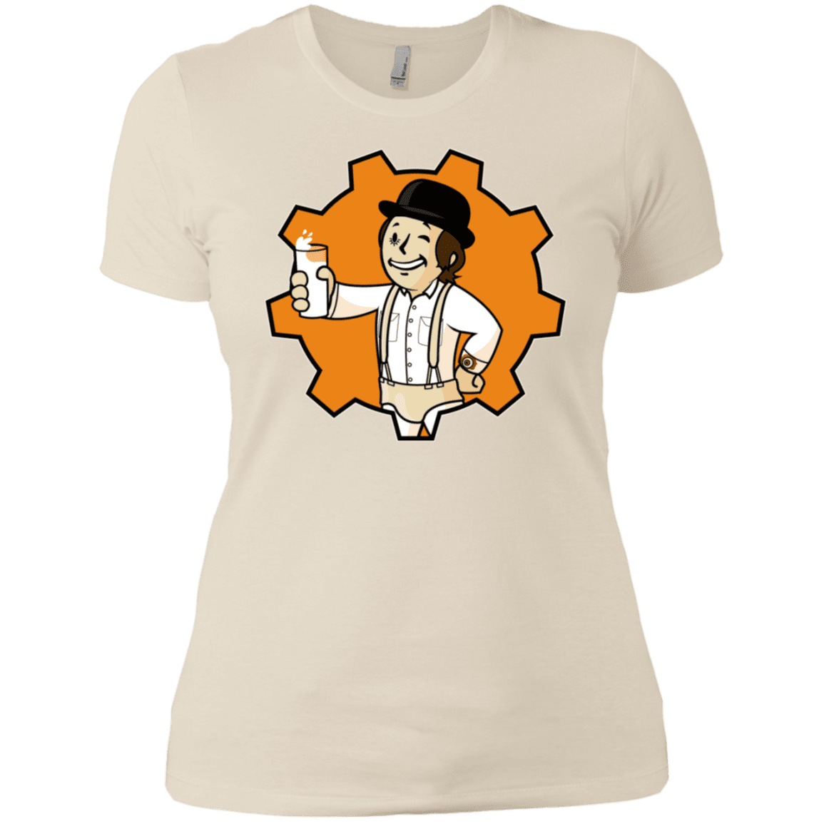 T-Shirts Ivory/ / X-Small Nuka Milk Women's Premium T-Shirt