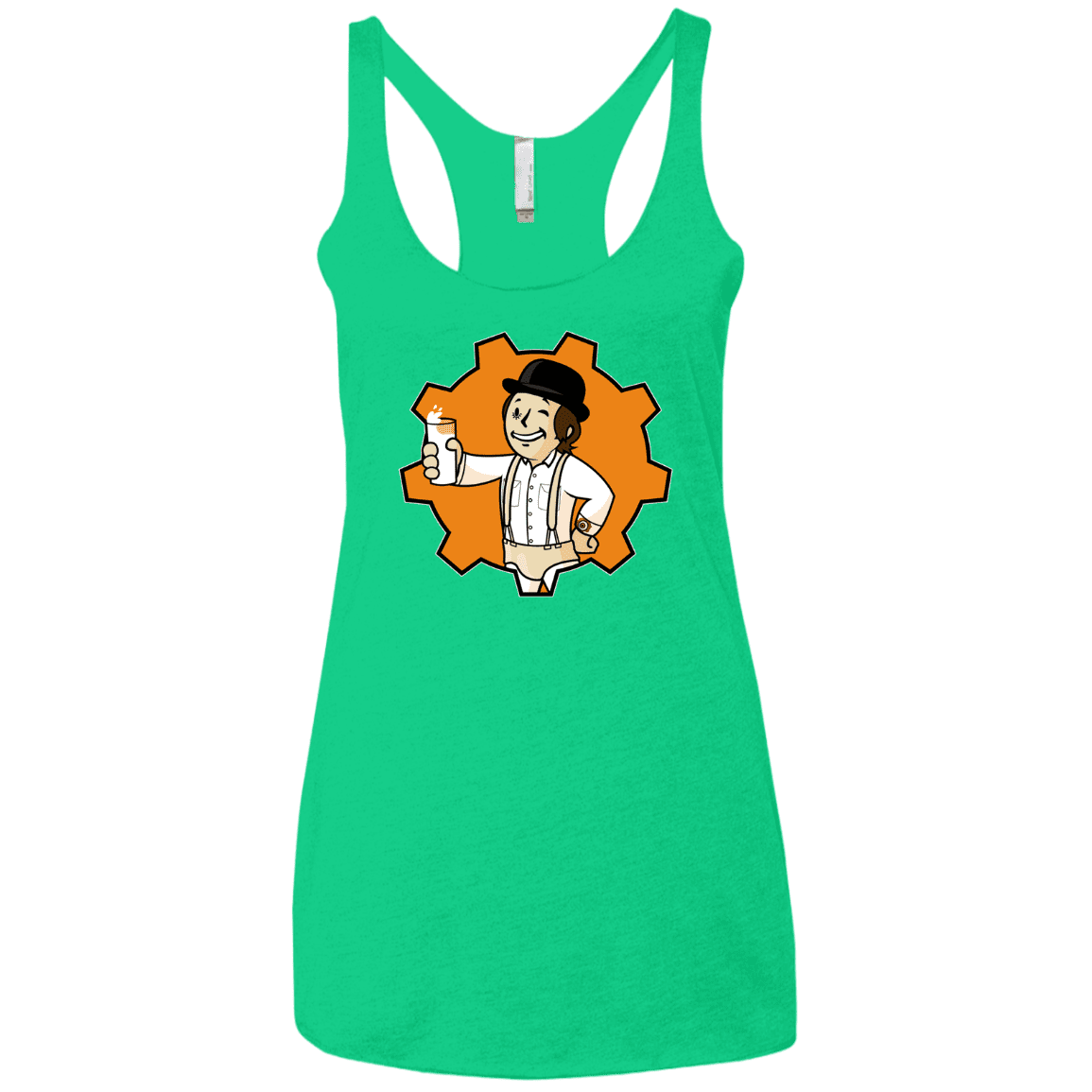 T-Shirts Envy / X-Small Nuka Milk Women's Triblend Racerback Tank