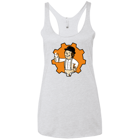 T-Shirts Heather White / X-Small Nuka Milk Women's Triblend Racerback Tank