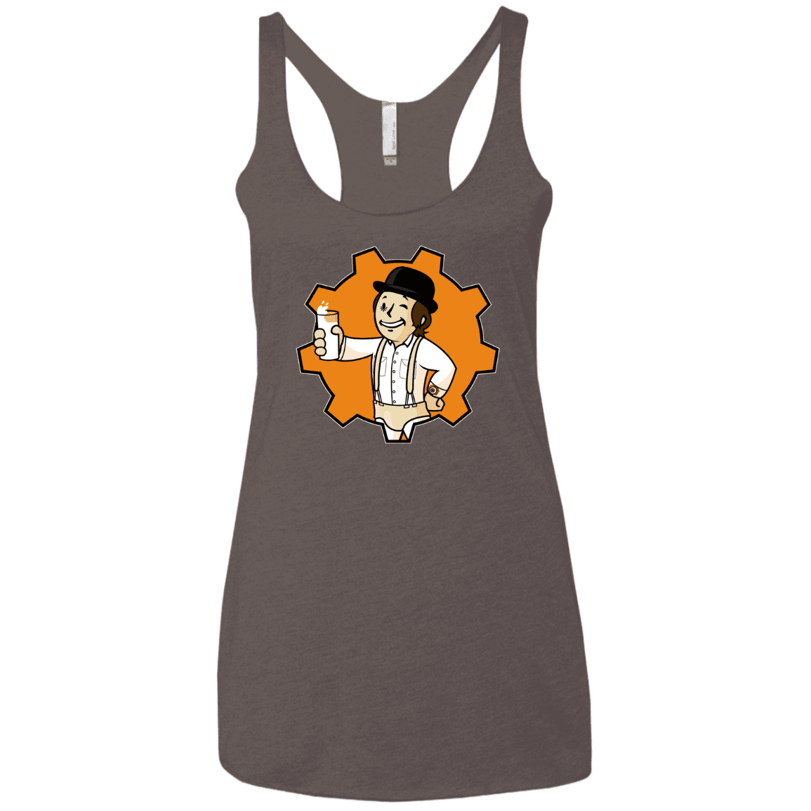 T-Shirts Macchiato / X-Small Nuka Milk Women's Triblend Racerback Tank