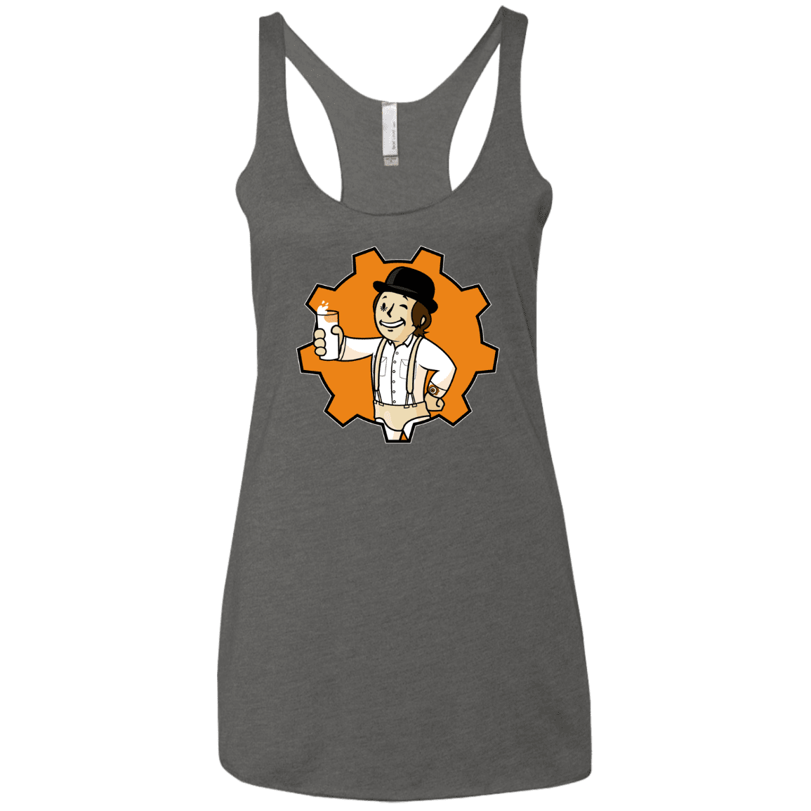 T-Shirts Premium Heather / X-Small Nuka Milk Women's Triblend Racerback Tank