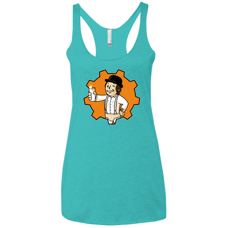 T-Shirts Tahiti Blue / X-Small Nuka Milk Women's Triblend Racerback Tank