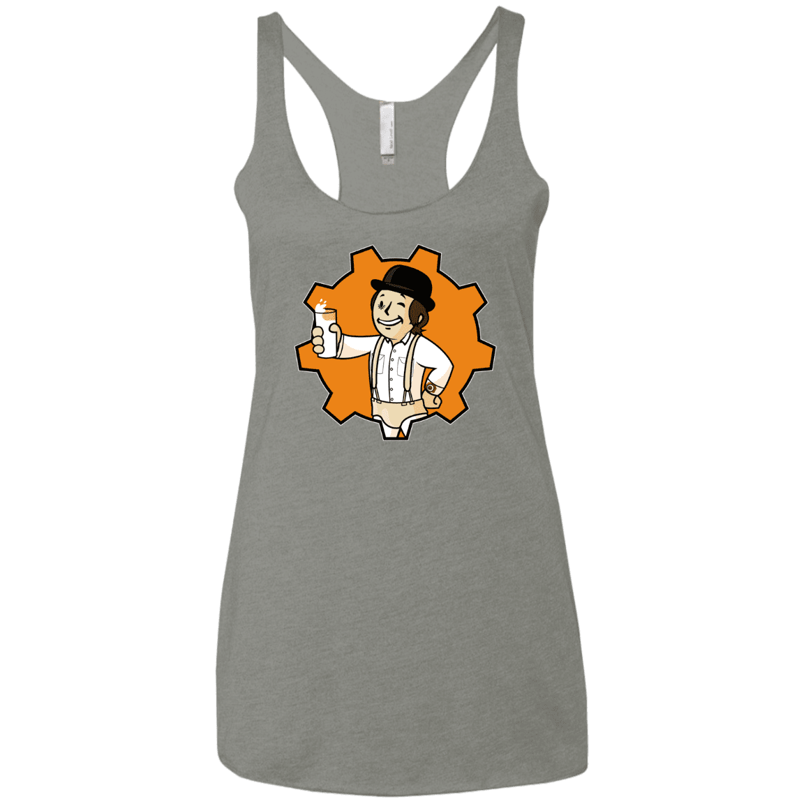 T-Shirts Venetian Grey / X-Small Nuka Milk Women's Triblend Racerback Tank