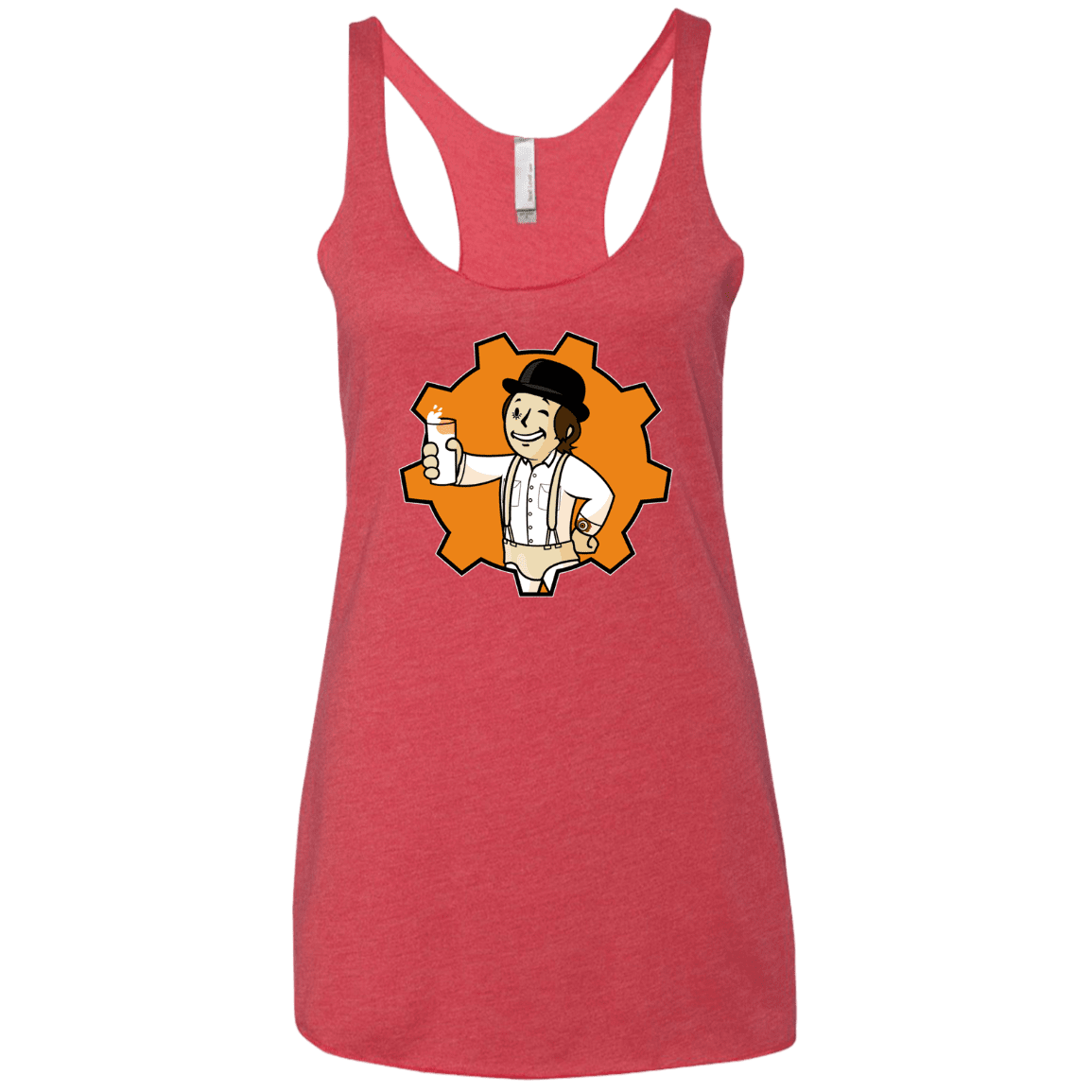 T-Shirts Vintage Red / X-Small Nuka Milk Women's Triblend Racerback Tank