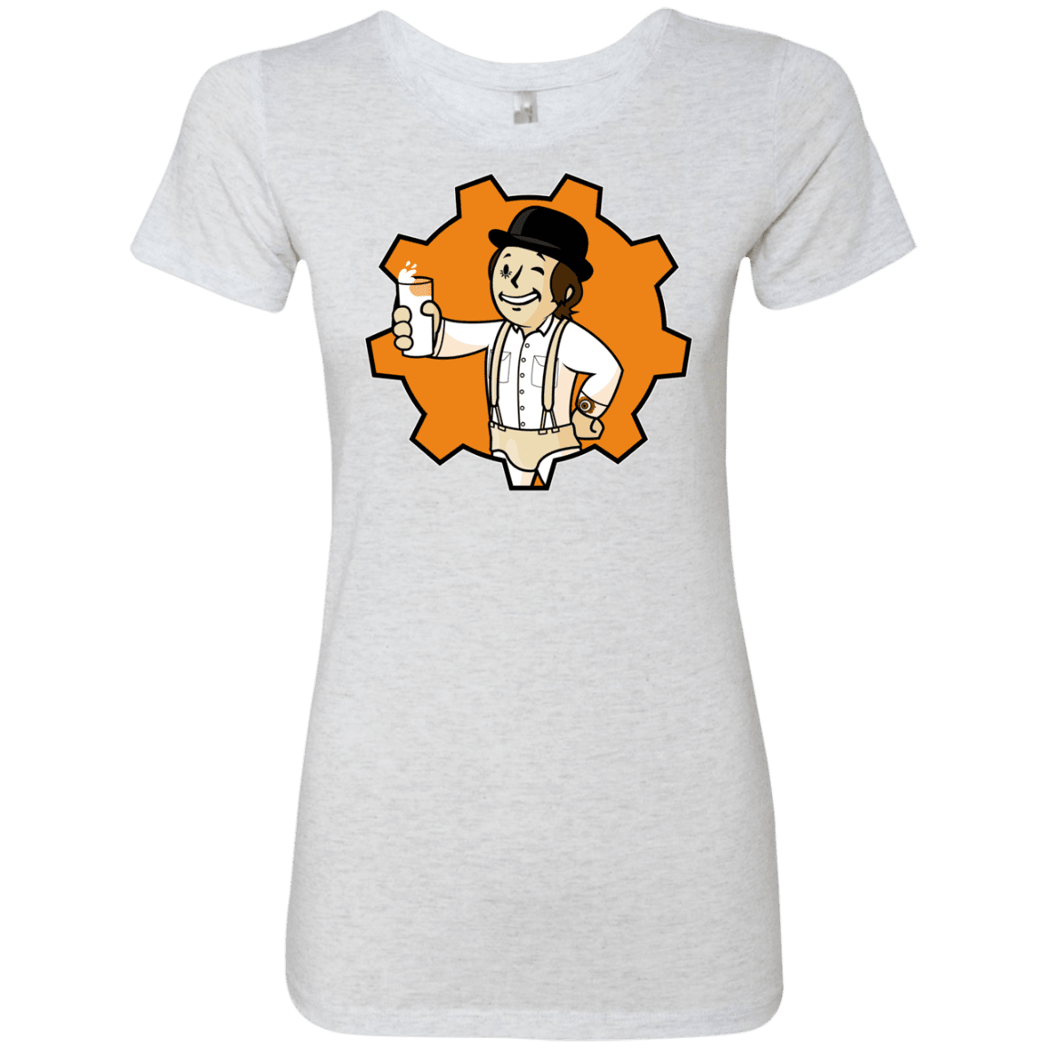T-Shirts Heather White / S Nuka Milk Women's Triblend T-Shirt