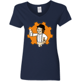 T-Shirts Navy / S Nuka Milk Women's V-Neck T-Shirt