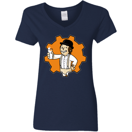 T-Shirts Navy / S Nuka Milk Women's V-Neck T-Shirt