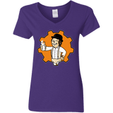 T-Shirts Purple / S Nuka Milk Women's V-Neck T-Shirt