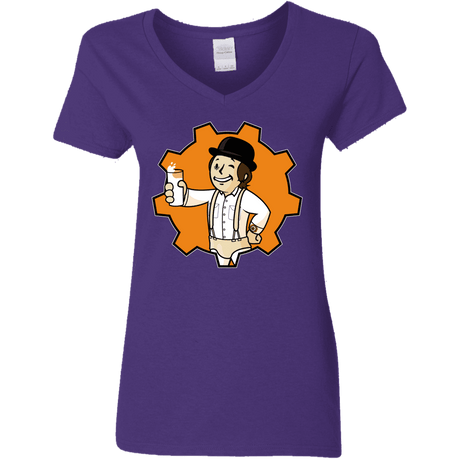 T-Shirts Purple / S Nuka Milk Women's V-Neck T-Shirt