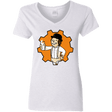 T-Shirts White / S Nuka Milk Women's V-Neck T-Shirt