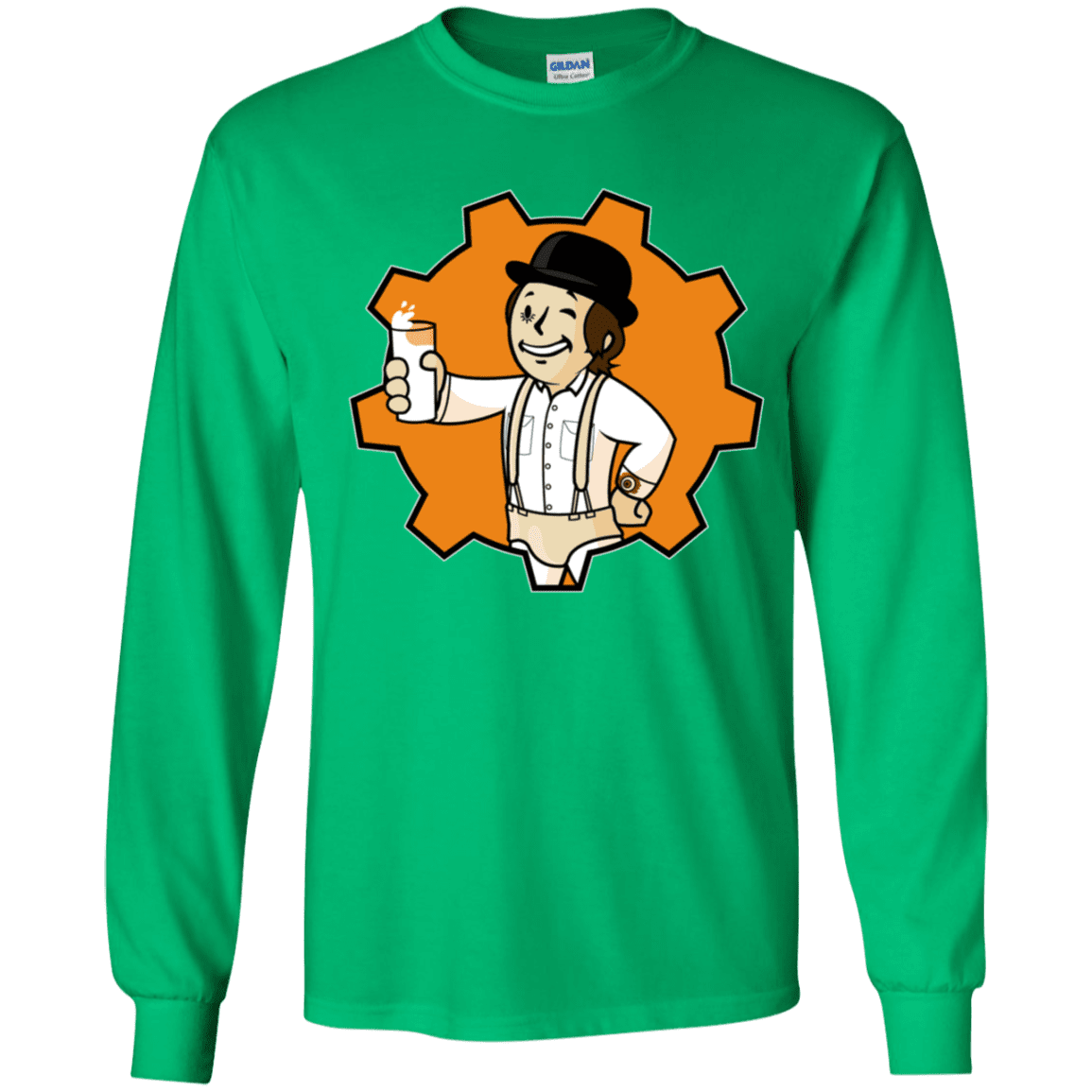 T-Shirts Irish Green / YS Nuka Milk Youth Long Sleeve T-Shirt