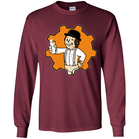 T-Shirts Maroon / YS Nuka Milk Youth Long Sleeve T-Shirt