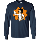 T-Shirts Navy / YS Nuka Milk Youth Long Sleeve T-Shirt