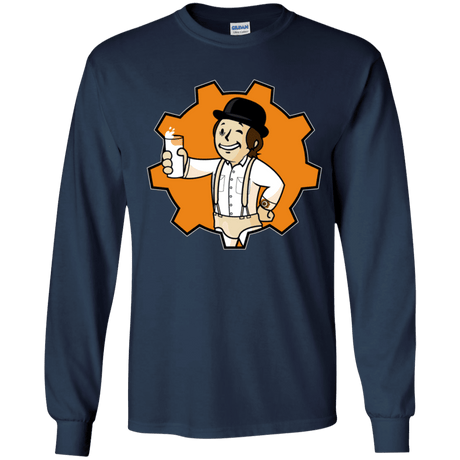 T-Shirts Navy / YS Nuka Milk Youth Long Sleeve T-Shirt