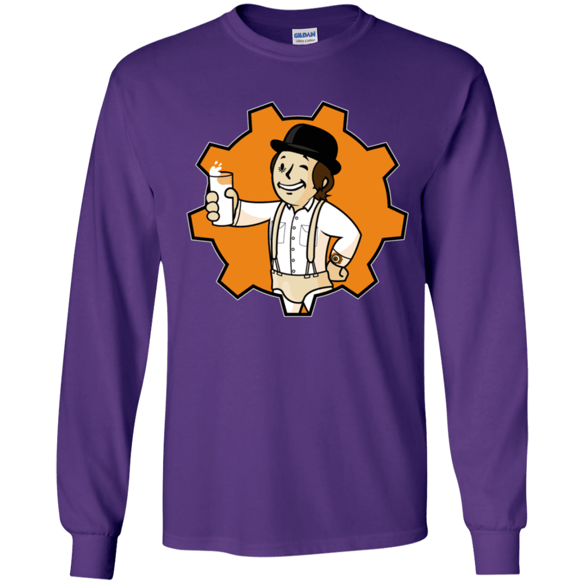 T-Shirts Purple / YS Nuka Milk Youth Long Sleeve T-Shirt