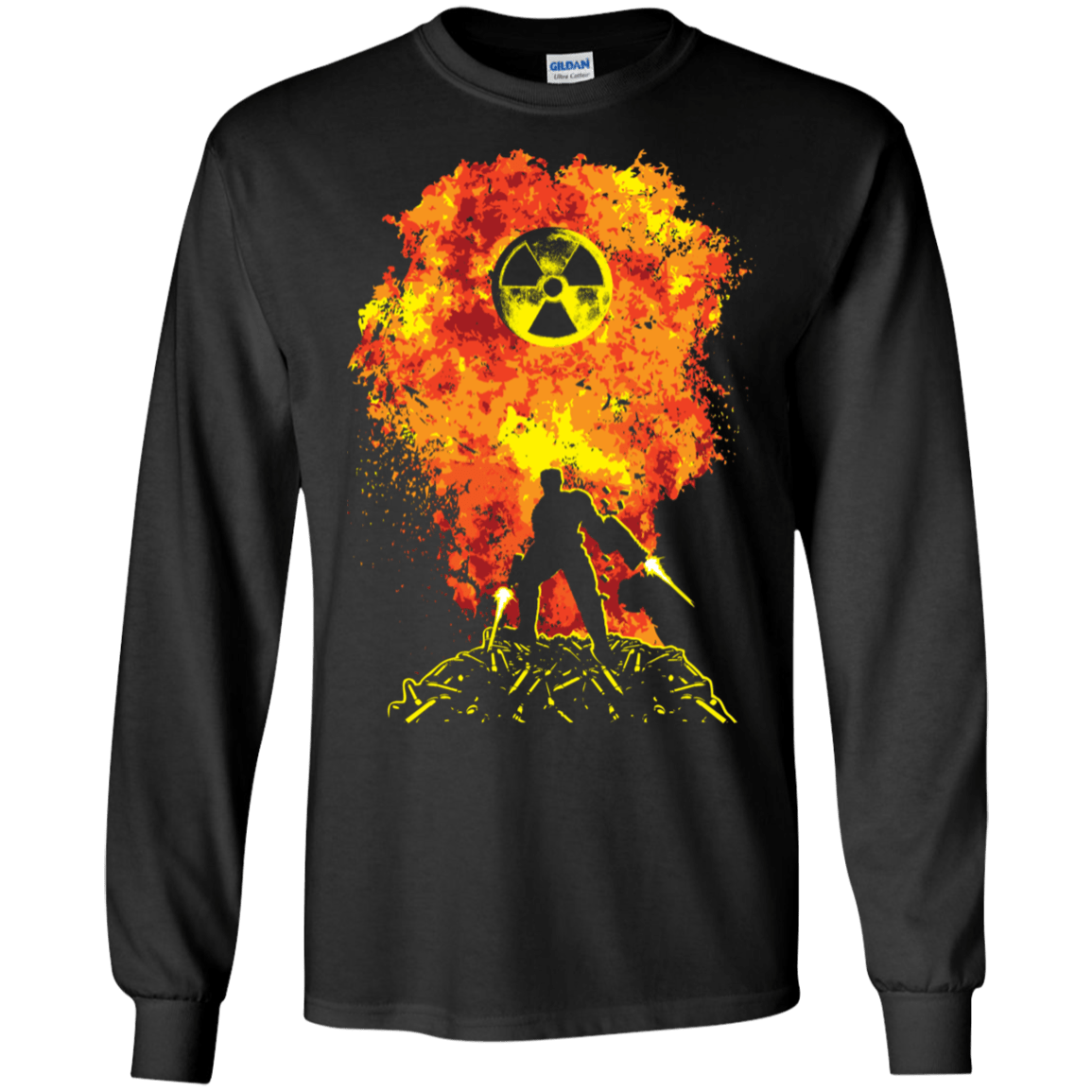 T-Shirts Black / S Nuke 'Em All Men's Long Sleeve T-Shirt