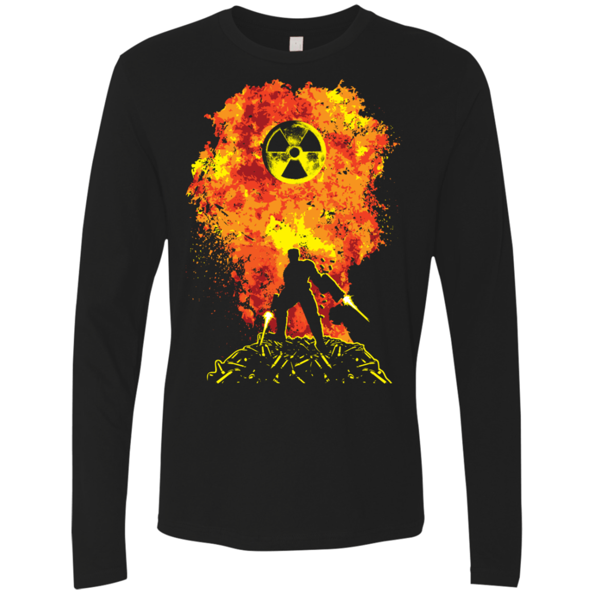 T-Shirts Black / S Nuke 'Em All Men's Premium Long Sleeve