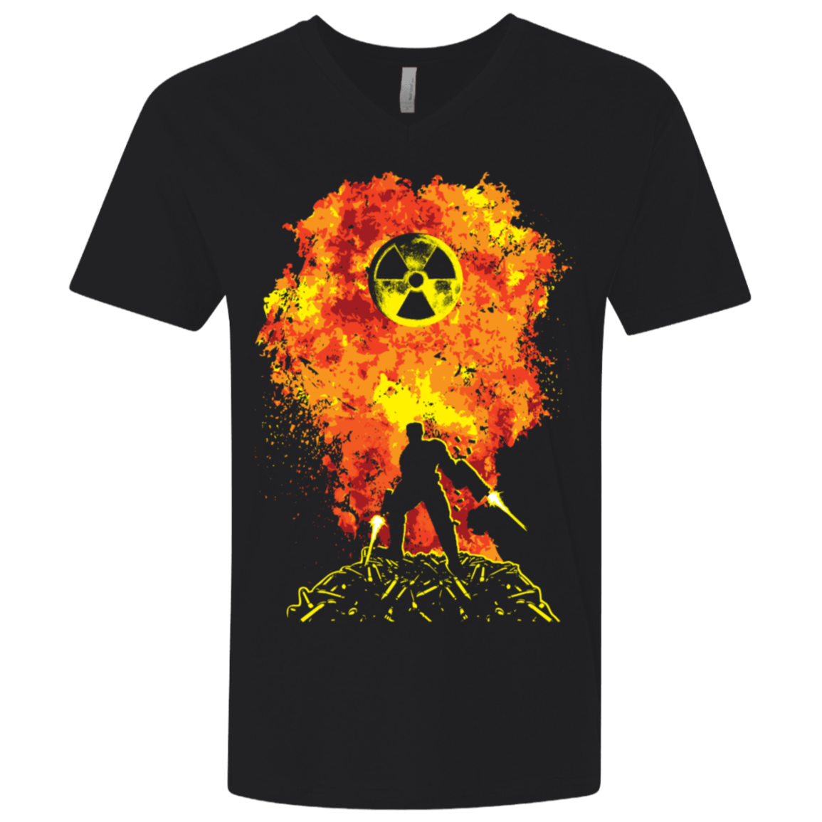 T-Shirts Black / X-Small Nuke 'Em All Men's Premium V-Neck