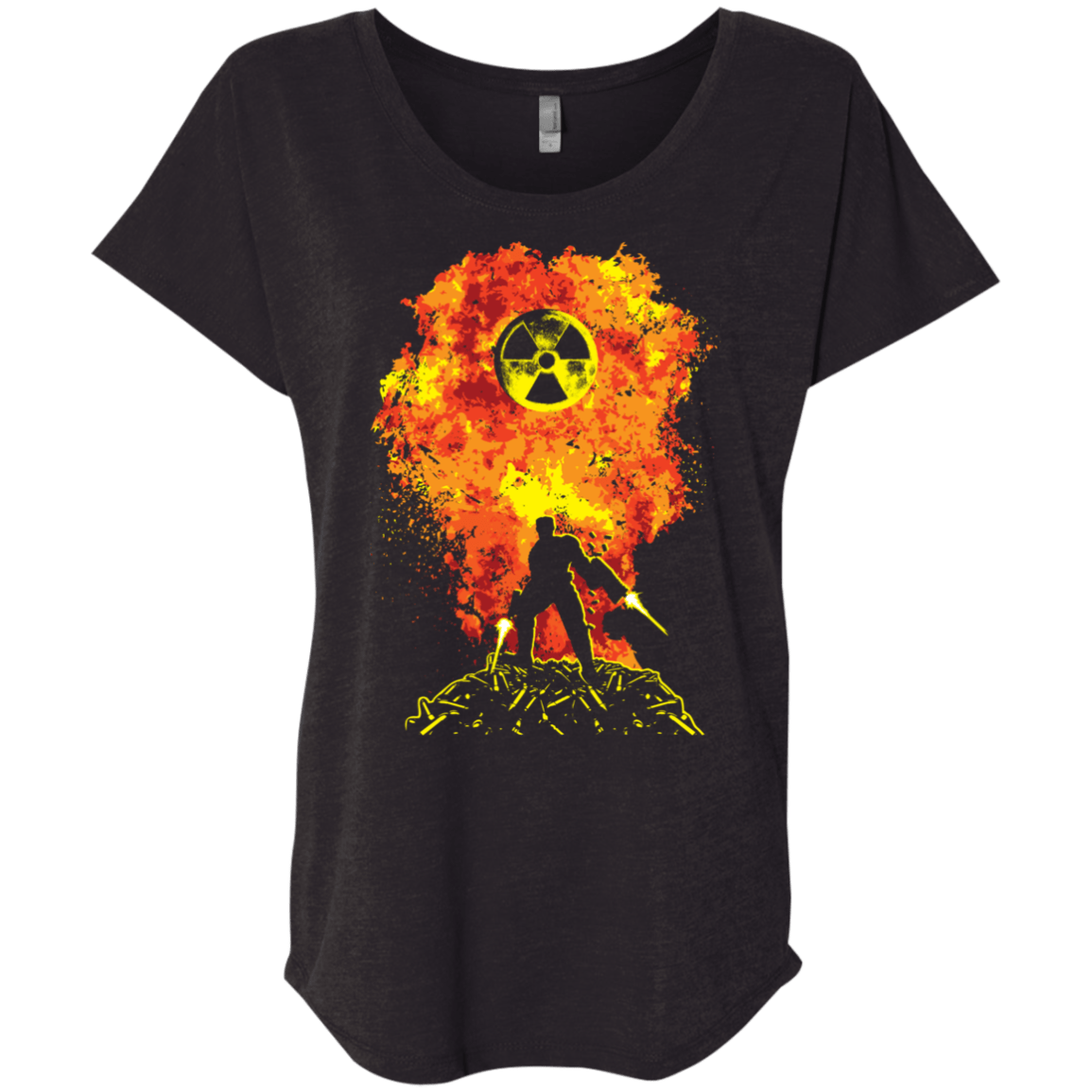 T-Shirts Vintage Black / X-Small Nuke 'Em All Triblend Dolman Sleeve